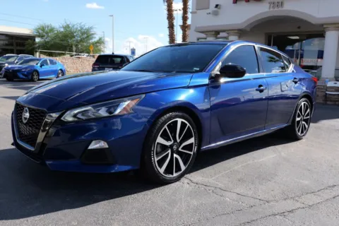 Blue 2021 Nissan Altima 2.5 SR Sedan 4D for sale in El Paso, TX