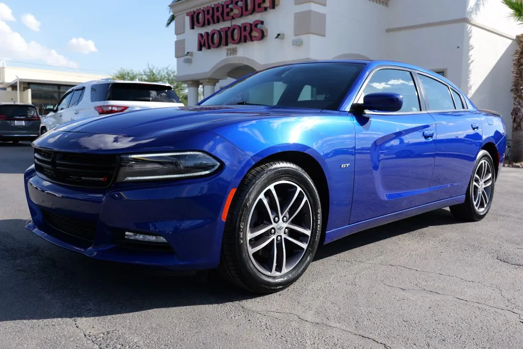 Blue 2018 Dodge Charger GT Sedan 4D for sale in El Paso, TX