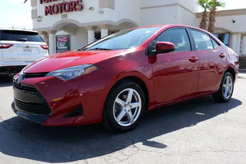 Red 2018 Toyota Corolla LE Sedan 4D for sale in El Paso, TX