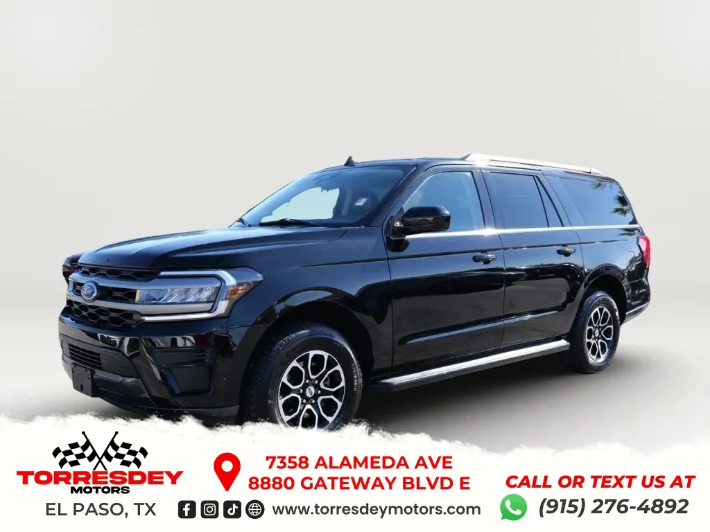 Black 2024 Ford Expedition MAX XLT Sport Utility 4D for sale in El Paso, TX