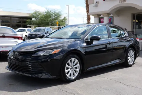 Black 2019 Toyota Camry LE Sedan 4D for sale in El Paso, TX