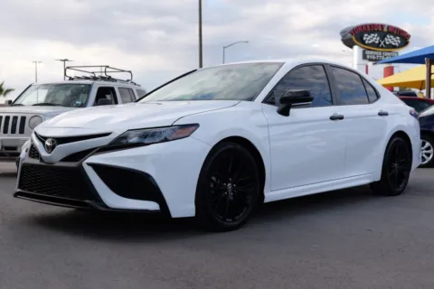 White 2022 Toyota Camry SE Nightshade Edition Sedan 4D for sale in El Paso, TX