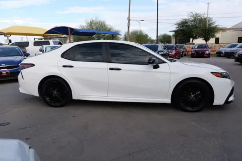 Photos of 2022 Toyota Camry SE Nightshade Edition Sedan 4D for sale in El Paso, TX at Torresdey Motors Alameda