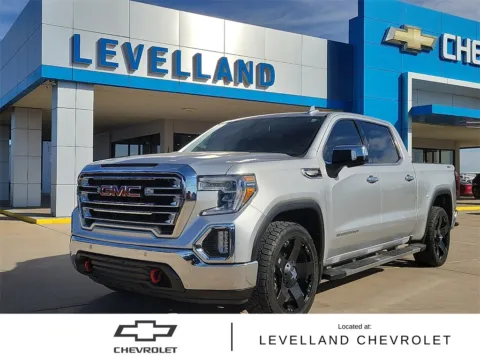 Silver 2019 GMC Sierra 1500 SLT for sale in Levelland, TX