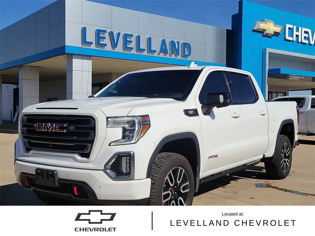 White 2021 GMC Sierra 1500 AT4 for sale in Levelland, TX