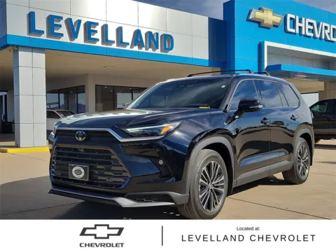 Black 2025 Toyota Grand Highlander Hybrid for sale in Levelland, TX