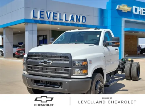 White 2024 Chevrolet Silverado 4500HD Work Truck for sale in Levelland, TX