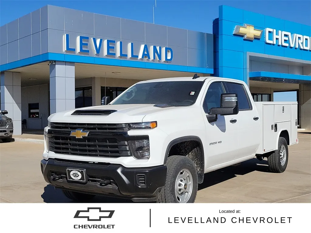 White 2024 Chevrolet Silverado 2500HD Work Truck for sale in Levelland, TX