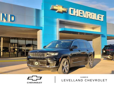 Black 2021 Jeep Grand Cherokee L Limited for sale in Levelland, TX