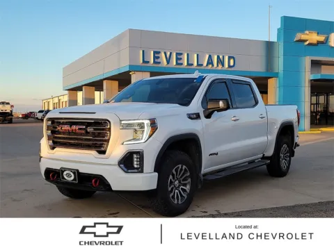 White 2021 GMC Sierra 1500 AT4 for sale in Levelland, TX