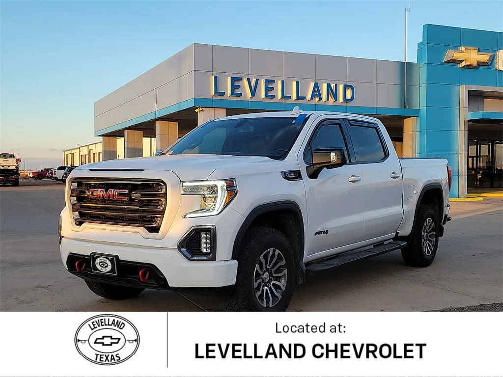 White 2021 GMC Sierra 1500 AT4 for sale in Levelland, TX