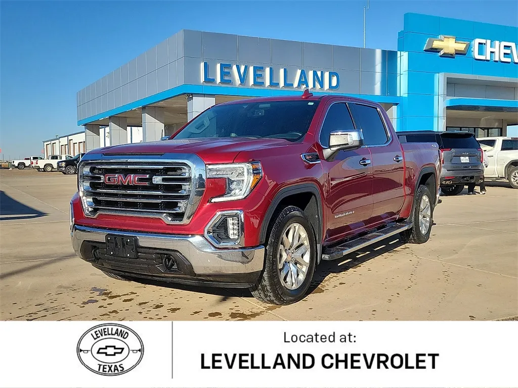 Red 2021 GMC Sierra 1500 SLT for sale in Levelland, TX