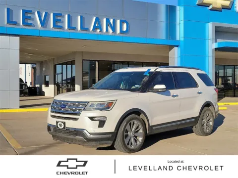 White 2018 Ford Explorer Limited for sale in Levelland, TX