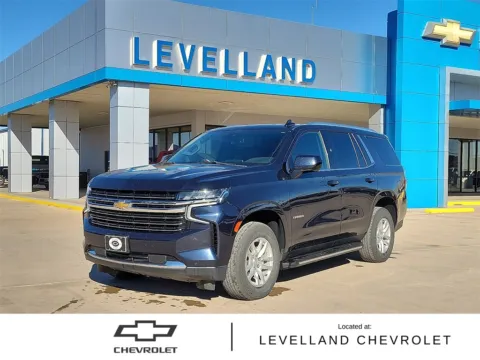 Blue 2023 Chevrolet Tahoe LT for sale in Levelland, TX
