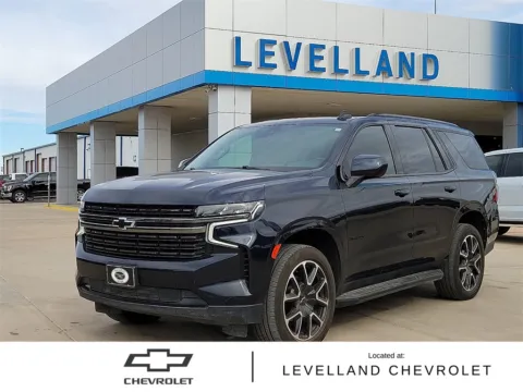 Blue 2021 Chevrolet Tahoe RST for sale in Levelland, TX