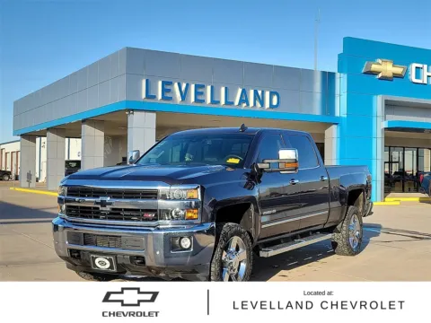 Gray 2015 Chevrolet Silverado 2500HD LTZ for sale in Levelland, TX