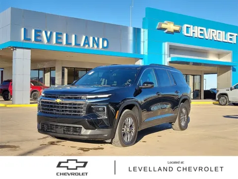 Black 2024 Chevrolet Traverse LT for sale in Levelland, TX