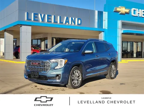Blue 2024 GMC Terrain Denali for sale in Levelland, TX