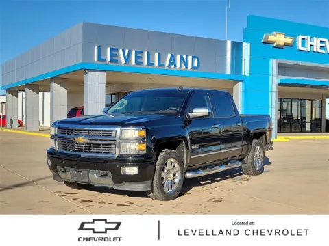 Black 2014 Chevrolet Silverado 1500 High Country for sale in Levelland, TX