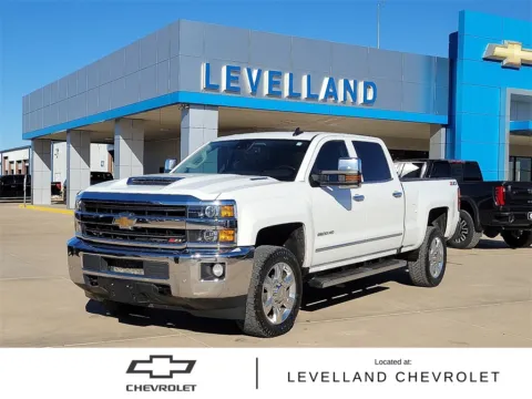 White 2019 Chevrolet Silverado 2500HD LTZ for sale in Levelland, TX