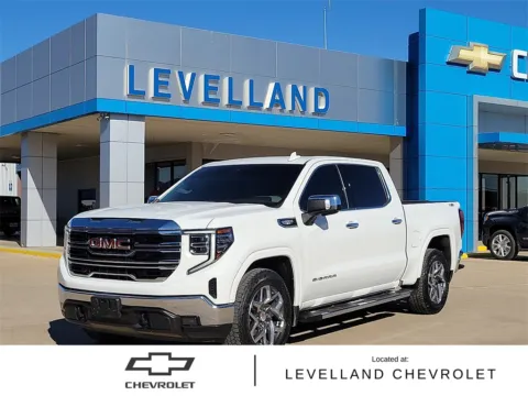 White 2023 GMC Sierra 1500 SLT for sale in Levelland, TX