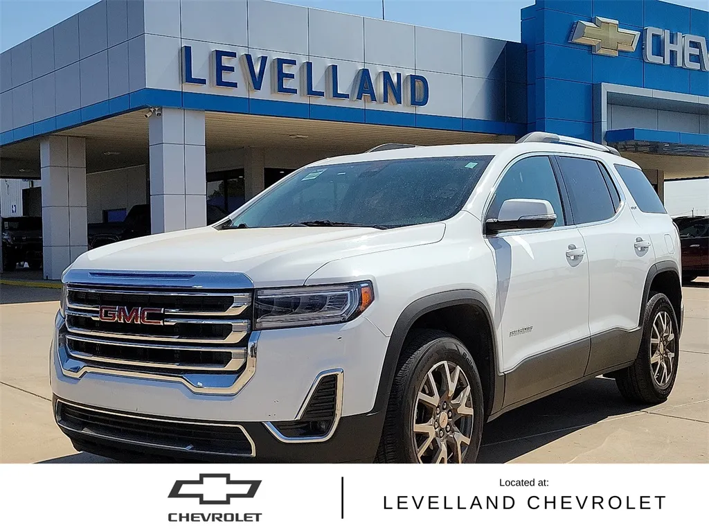 White 2023 GMC Acadia SLT for sale in Levelland, TX