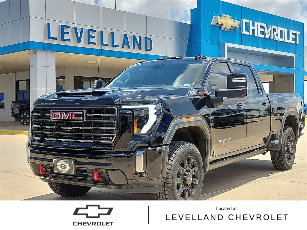 Black 2024 GMC Sierra 2500HD AT4 for sale in Levelland, TX