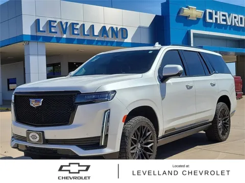 White 2023 Cadillac Escalade Sport Platinum for sale in Levelland, TX