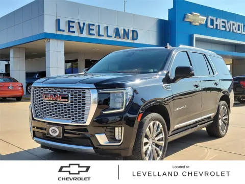 Black 2021 GMC Yukon Denali for sale in Levelland, TX