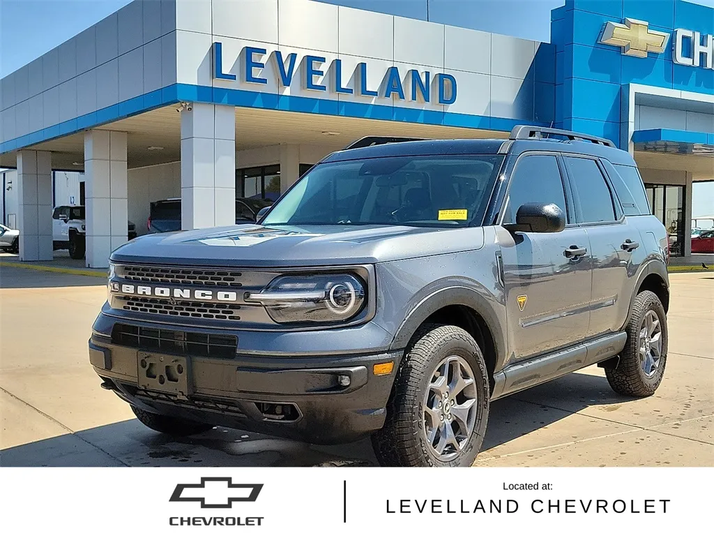 Gray 2023 Ford Bronco Sport Badlands for sale in Levelland, TX