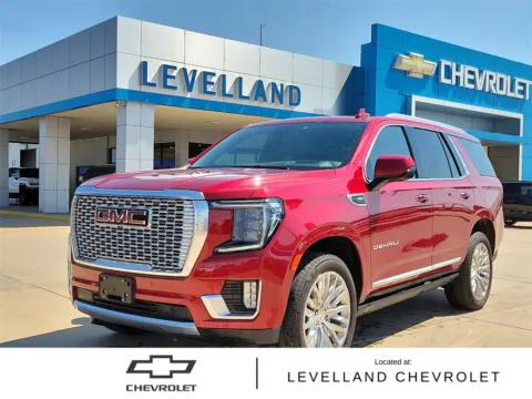 Red 2024 GMC Yukon Denali for sale in Levelland, TX