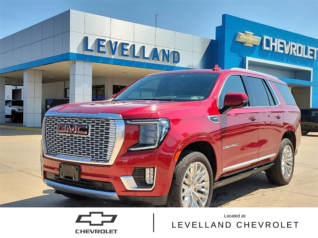 Red 2024 GMC Yukon Denali for sale in Levelland, TX