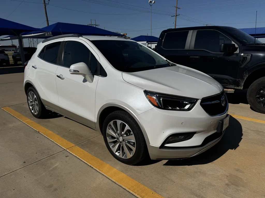 White 2017 Buick Encore Premium for sale in Levelland, TX