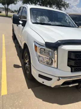 White 2023 Nissan Titan SV for sale in Levelland, TX