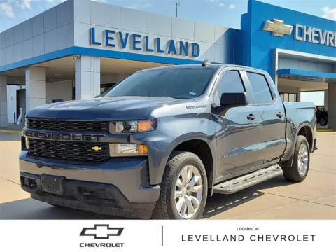 Gray 2021 Chevrolet Silverado 1500 Custom for sale in Levelland, TX