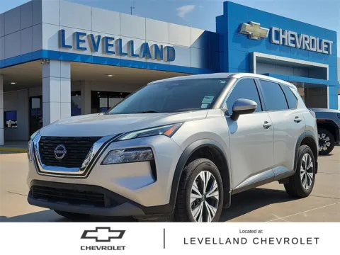Silver 2023 Nissan Rogue SV for sale in Levelland, TX