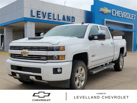White 2019 Chevrolet Silverado 2500HD LTZ for sale in Levelland, TX