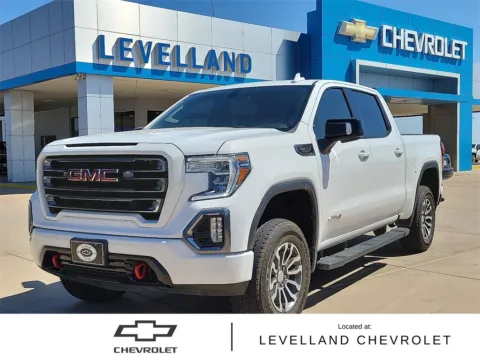 White 2021 GMC Sierra 1500 AT4 for sale in Levelland, TX