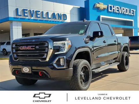 Black 2021 GMC Sierra 1500 AT4 for sale in Levelland, TX