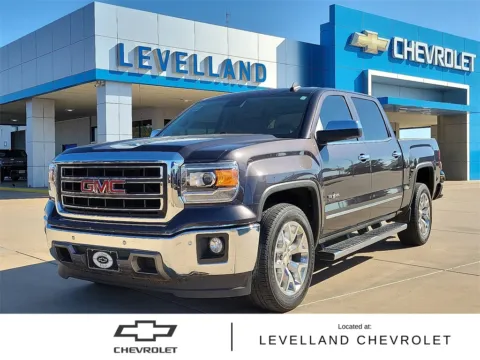 Gray 2015 GMC Sierra 1500 SLT for sale in Levelland, TX