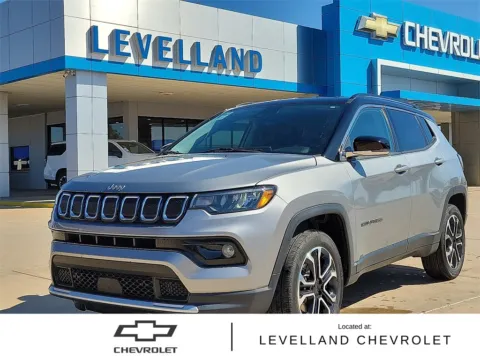 Silver 2022 Jeep Compass Limited for sale in Levelland, TX