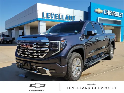 Gray 2023 GMC Sierra 1500 Denali for sale in Levelland, TX