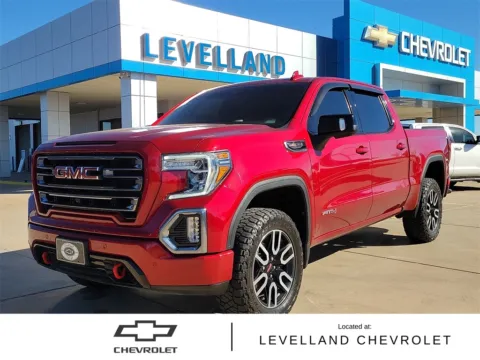 Red 2022 GMC Sierra 1500 Limited AT4 for sale in Levelland, TX