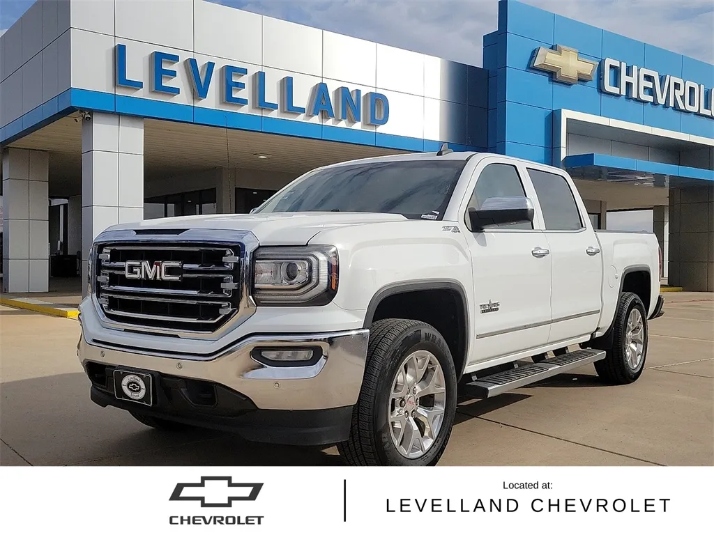 White 2017 GMC Sierra 1500 SLT for sale in Levelland, TX