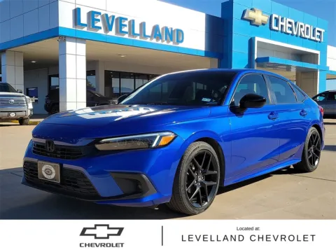 Blue 2022 Honda Civic Sport for sale in Levelland, TX