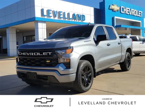 Gray 2023 Chevrolet Silverado 1500 Custom for sale in Levelland, TX