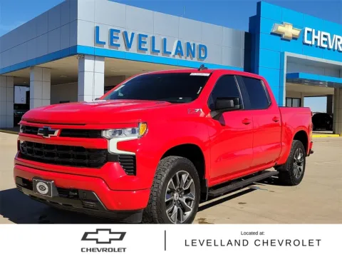 Red 2022 Chevrolet Silverado 1500 RST for sale in Levelland, TX