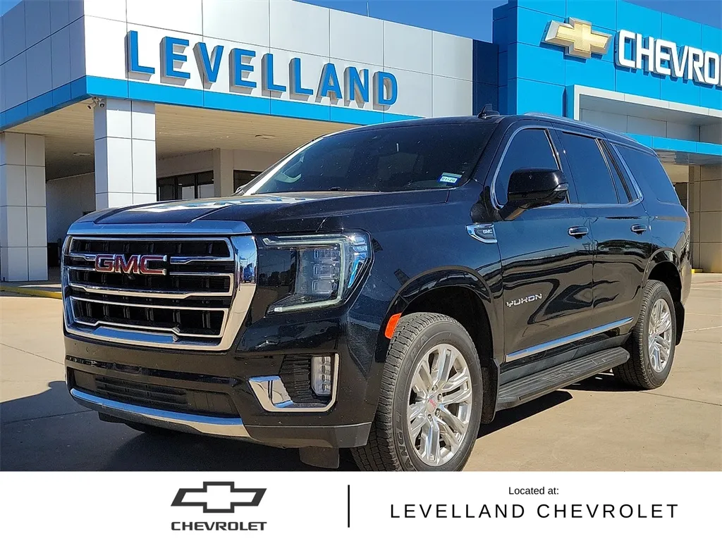 Blue 2021 GMC Yukon SLT for sale in Levelland, TX