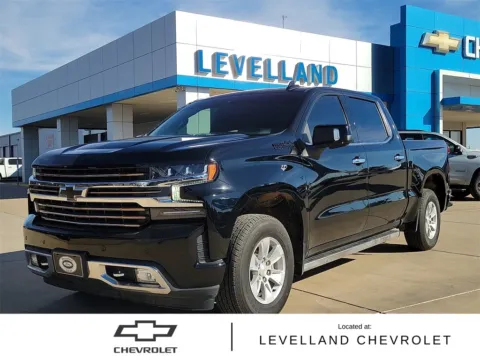 Black 2022 Chevrolet Silverado 1500 LTD High Country for sale in Levelland, TX