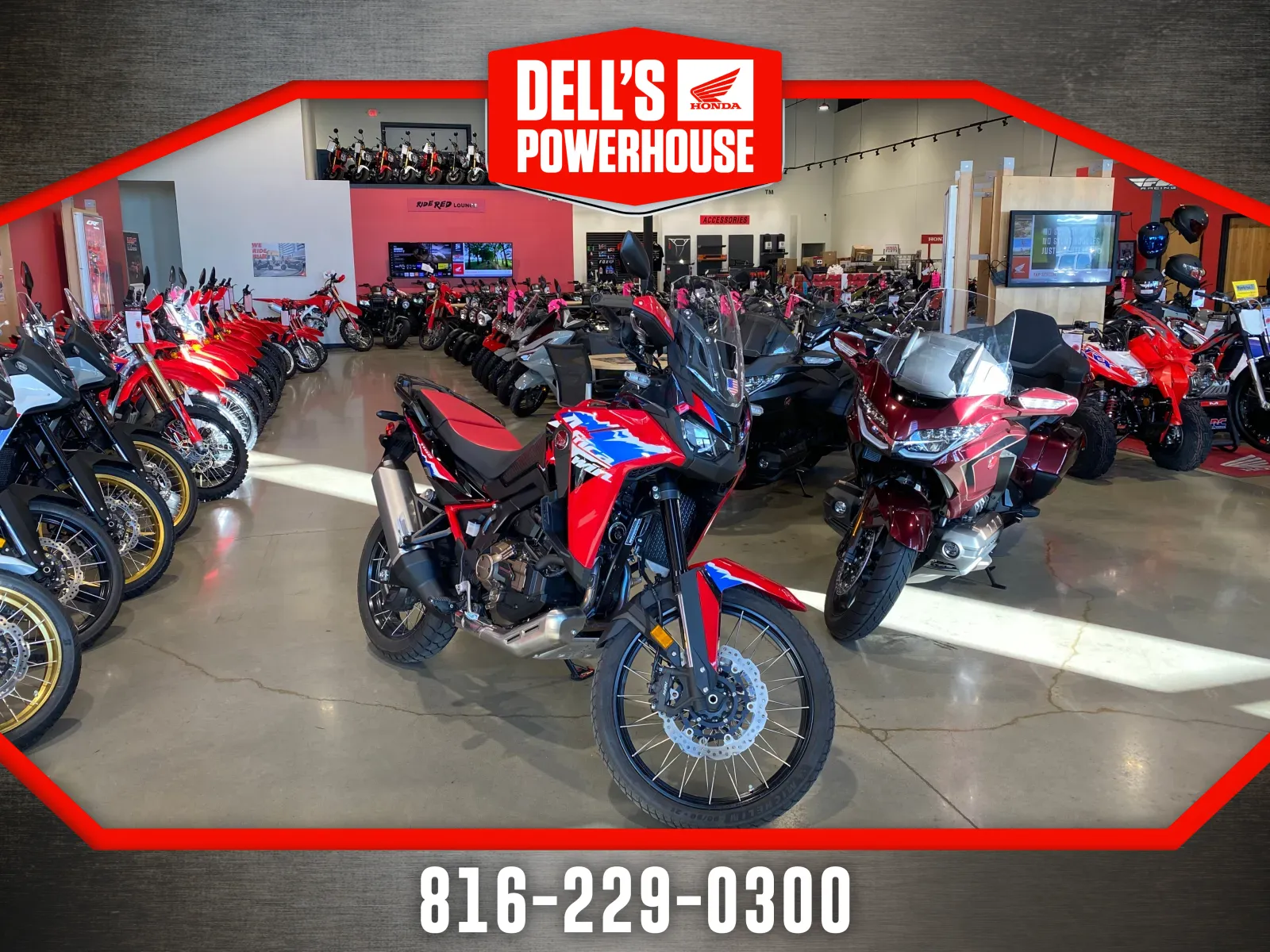 Blue 2024 Honda Africa Twin DCT for sale in Grain Valley, MO